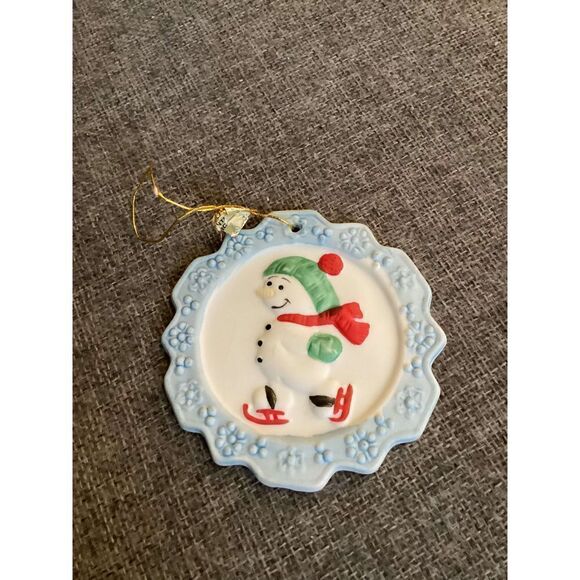 Vintage 80’s Snowflake Greetings Set of 6 Inspirational Verse Tree Ornam… - Picture 8 of 12